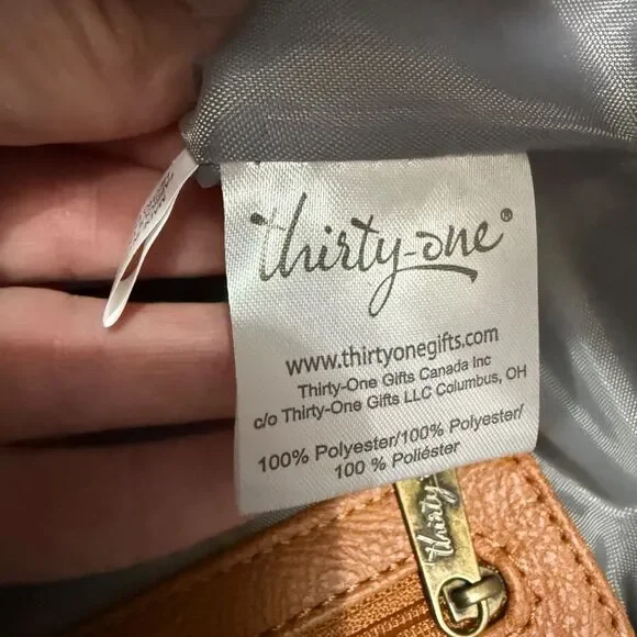 Thirty-one Step Up Tote in Soft Camo Large Tote Bag Crossbody Handles And Straps - Picture 10 of 16